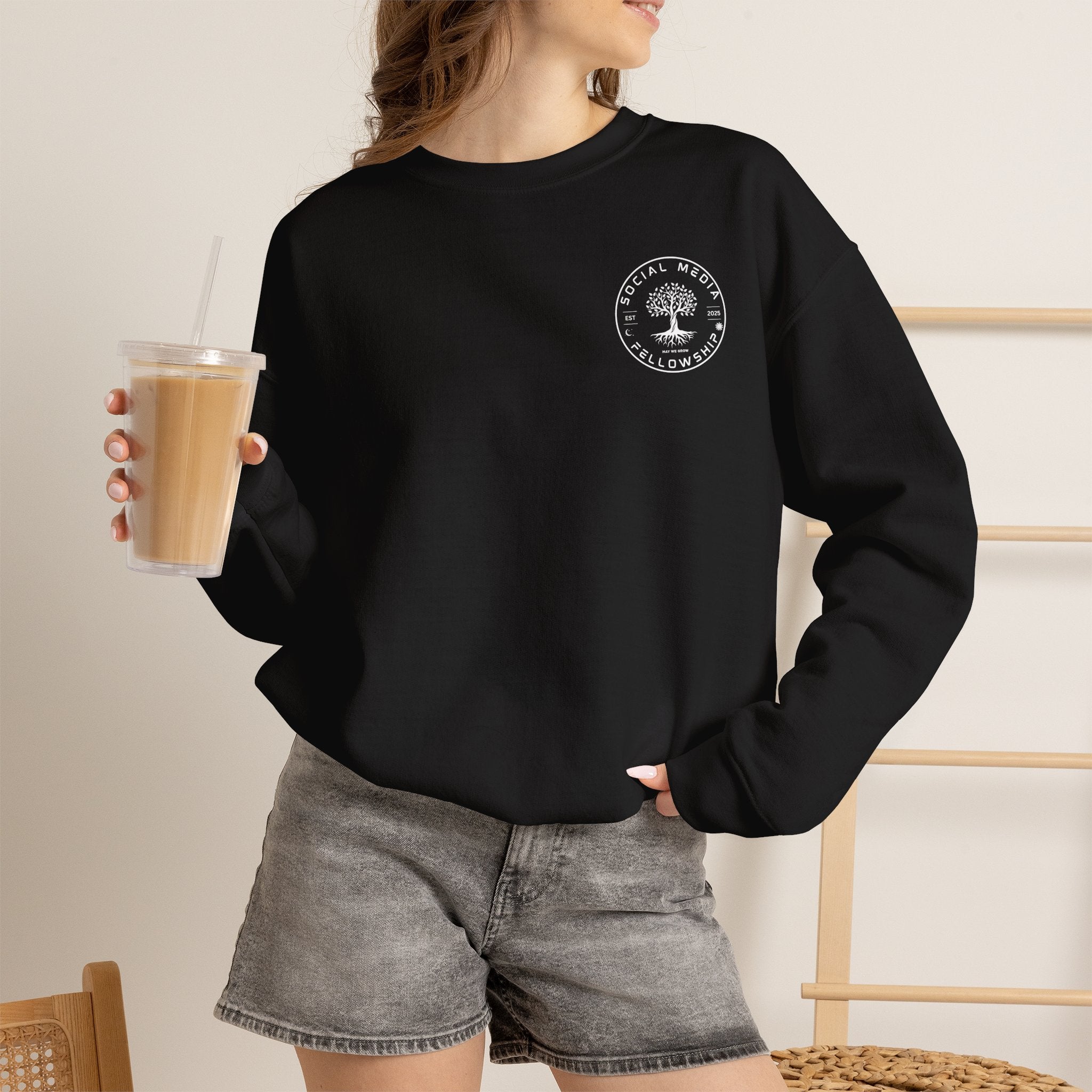White Logo Sweatshirt