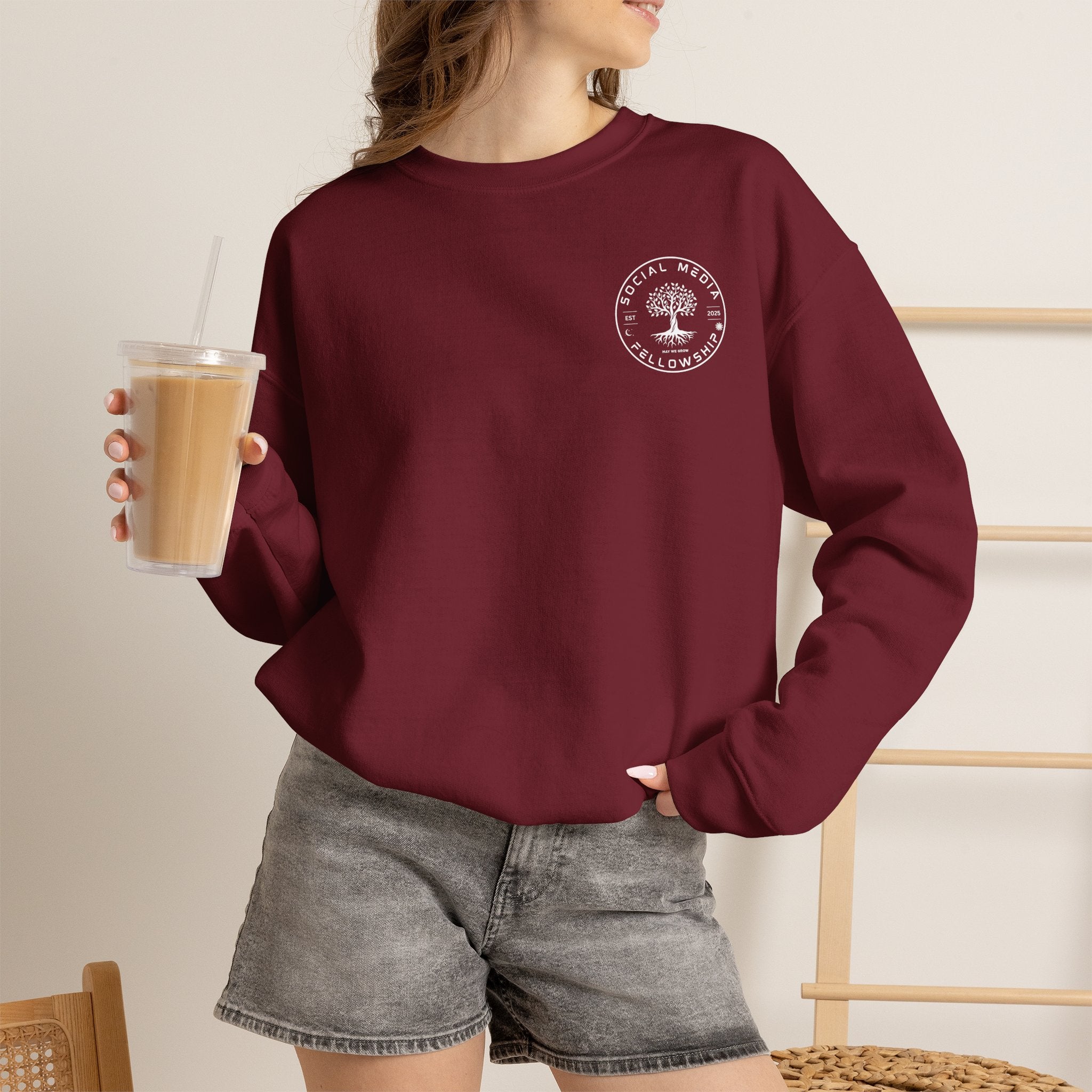 White Logo Sweatshirt