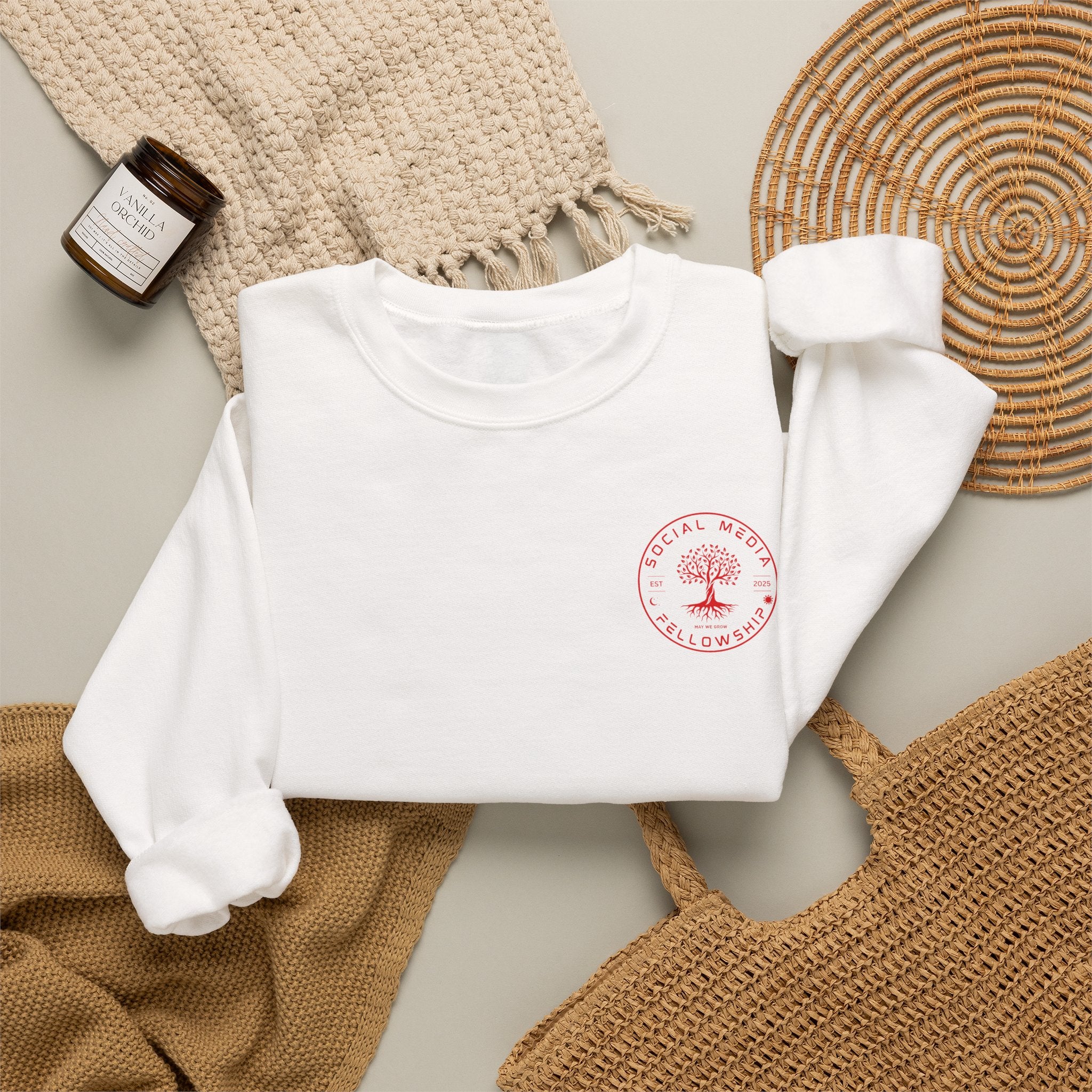Red Logo Sweatshirt
