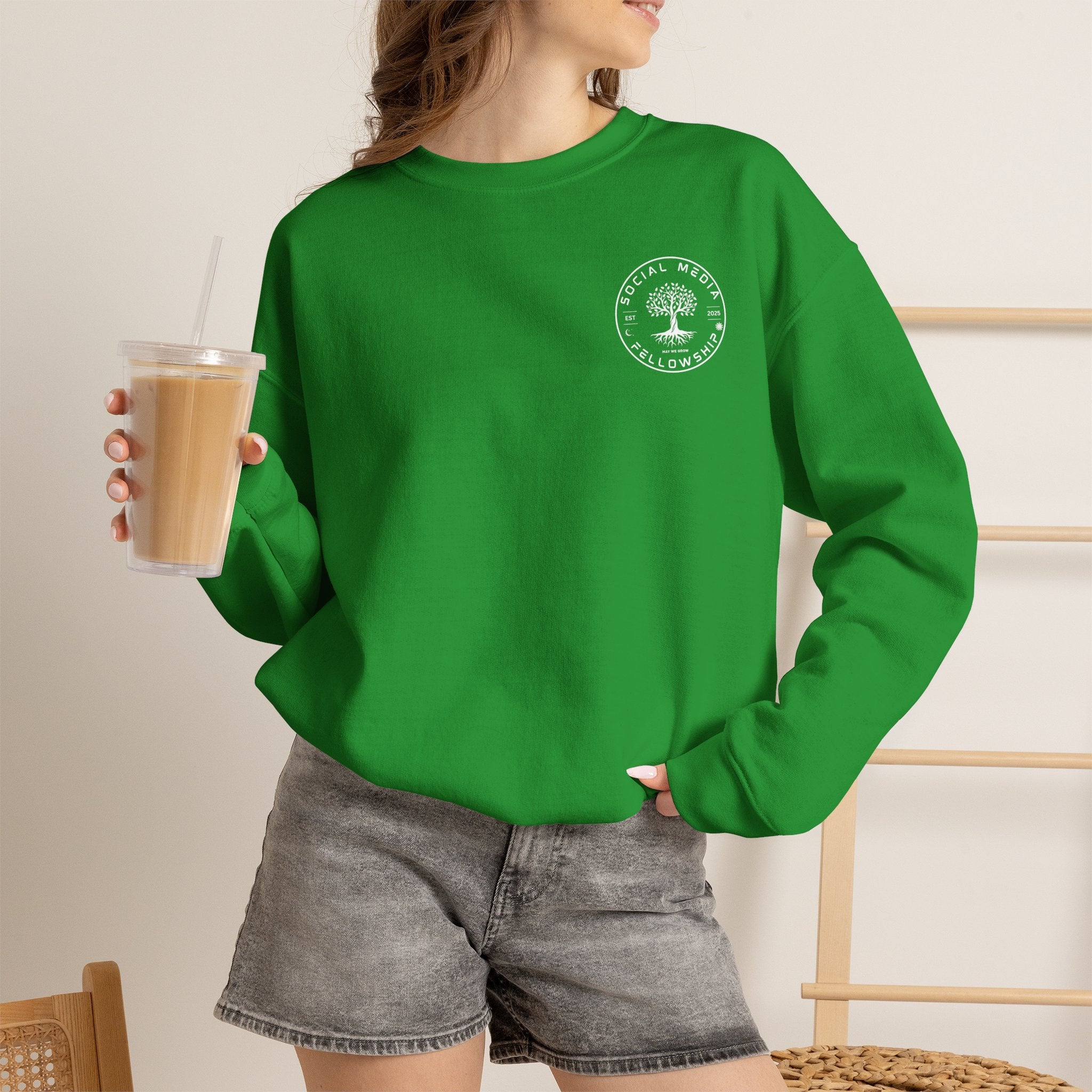 White Logo Sweatshirt