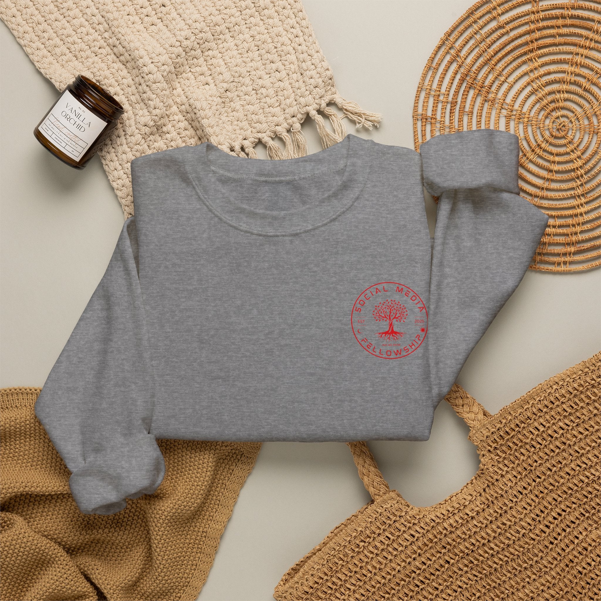 Red Logo Sweatshirt