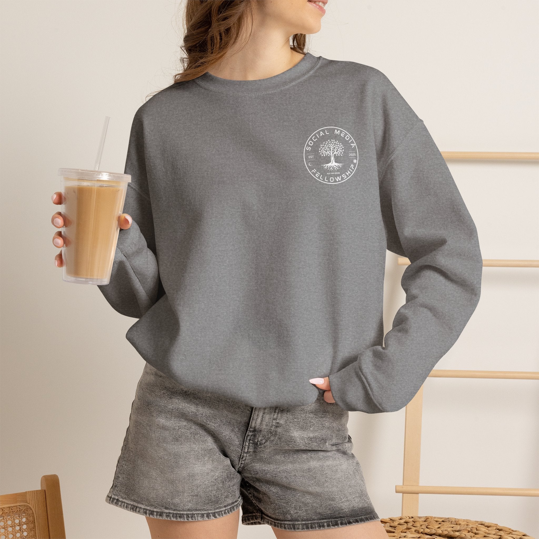 White Logo Sweatshirt