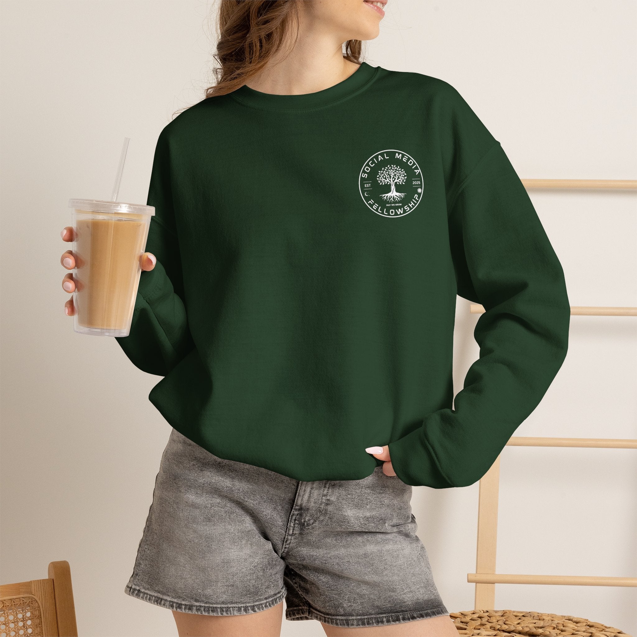 White Logo Sweatshirt
