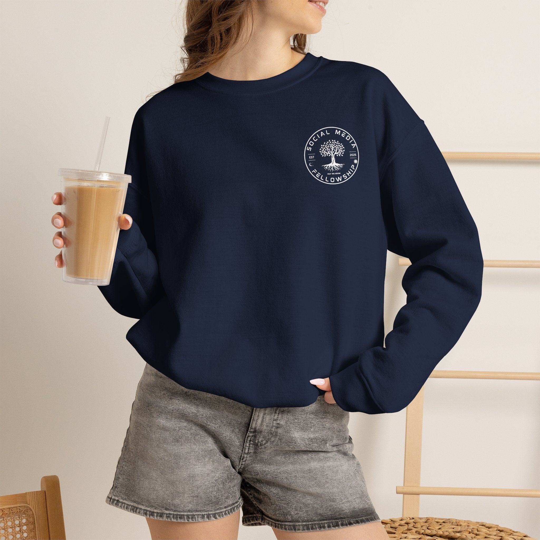 White Logo Sweatshirt