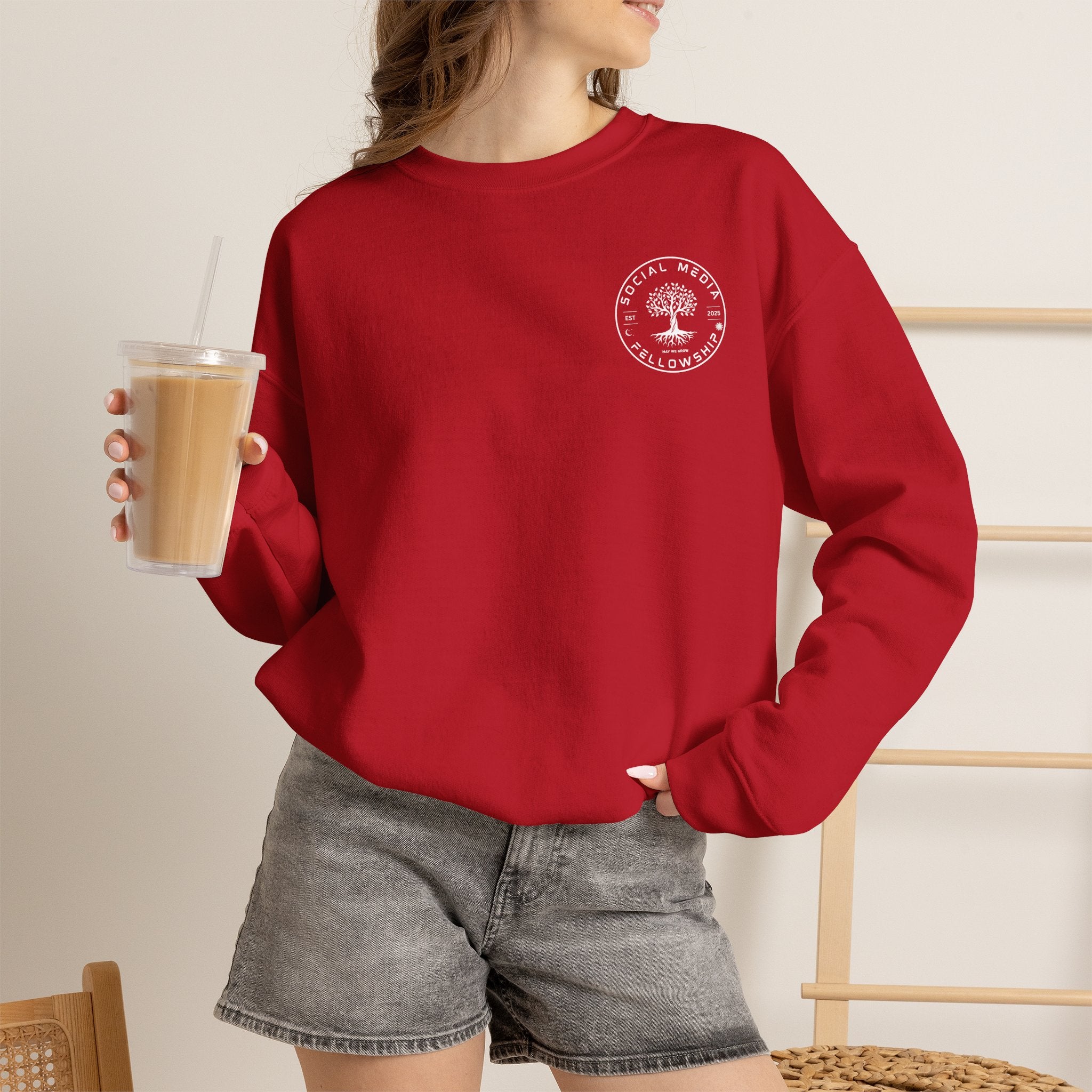 White Logo Sweatshirt